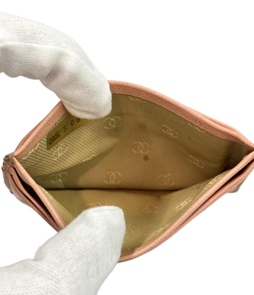 シャネル カードケース ゴールド金具 9番台 ココボタン レディース CHANEL