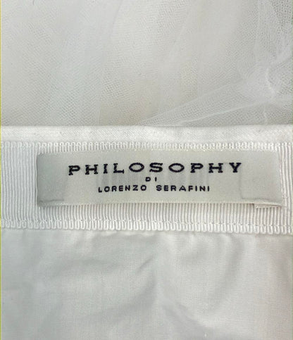 美品 フィロソフィ ロングチュールスカート レディース SIZE 42 (XL) PHILOSOPHY