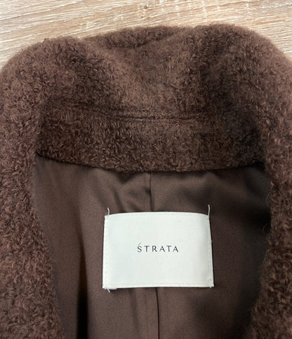 STRATA ウールループダブルコート レディース SIZE ワンサイズ (M) エストラータ