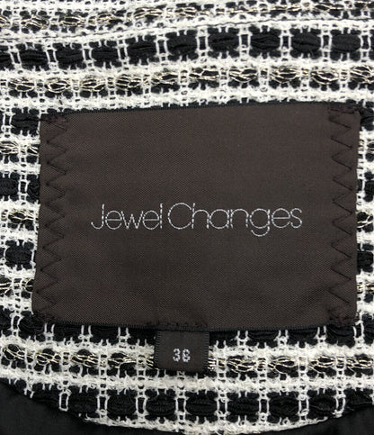 ジュエルチェンジズ 美品 ツイードノーカラーコート      レディース SIZE 36 (S) Jewel Changes