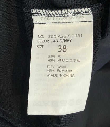 美品 ENFOLD ノースリーブ タック ジャンパースカート 300IA533-1451 レディース SIZE 38 エンフォルド