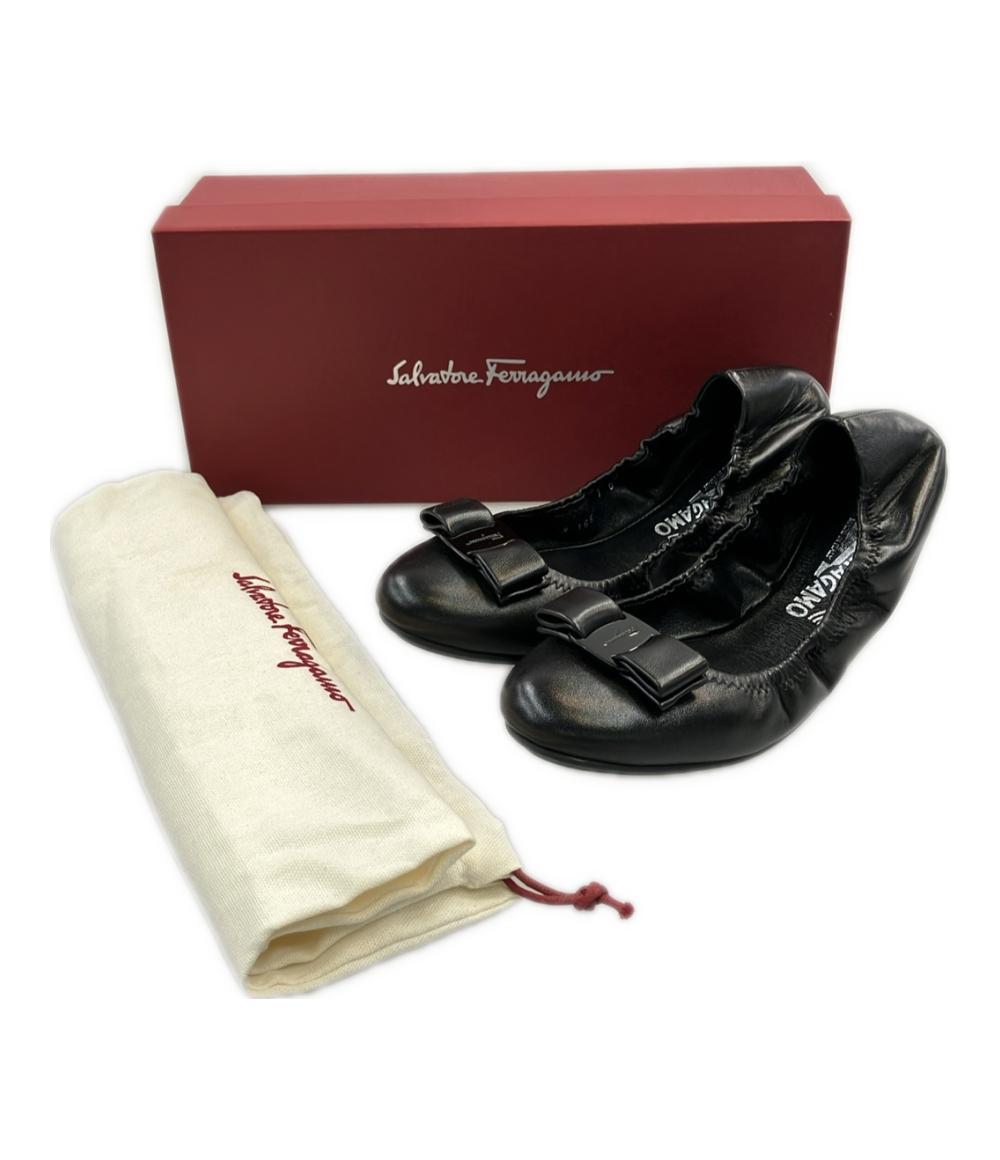 Salvatore Ferragamo フラットパンプス レディース SIZE 7 (24.1cm) サルヴァトーレフェラガモ