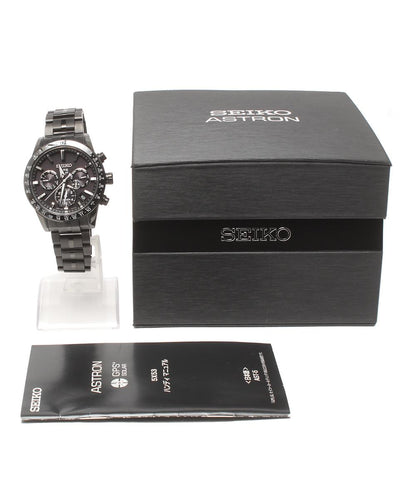 SEIKO 腕時計 GPSソーラー アストロン ASTRON ソーラー ブラック 5X53-0AB0 メンズ セイコー