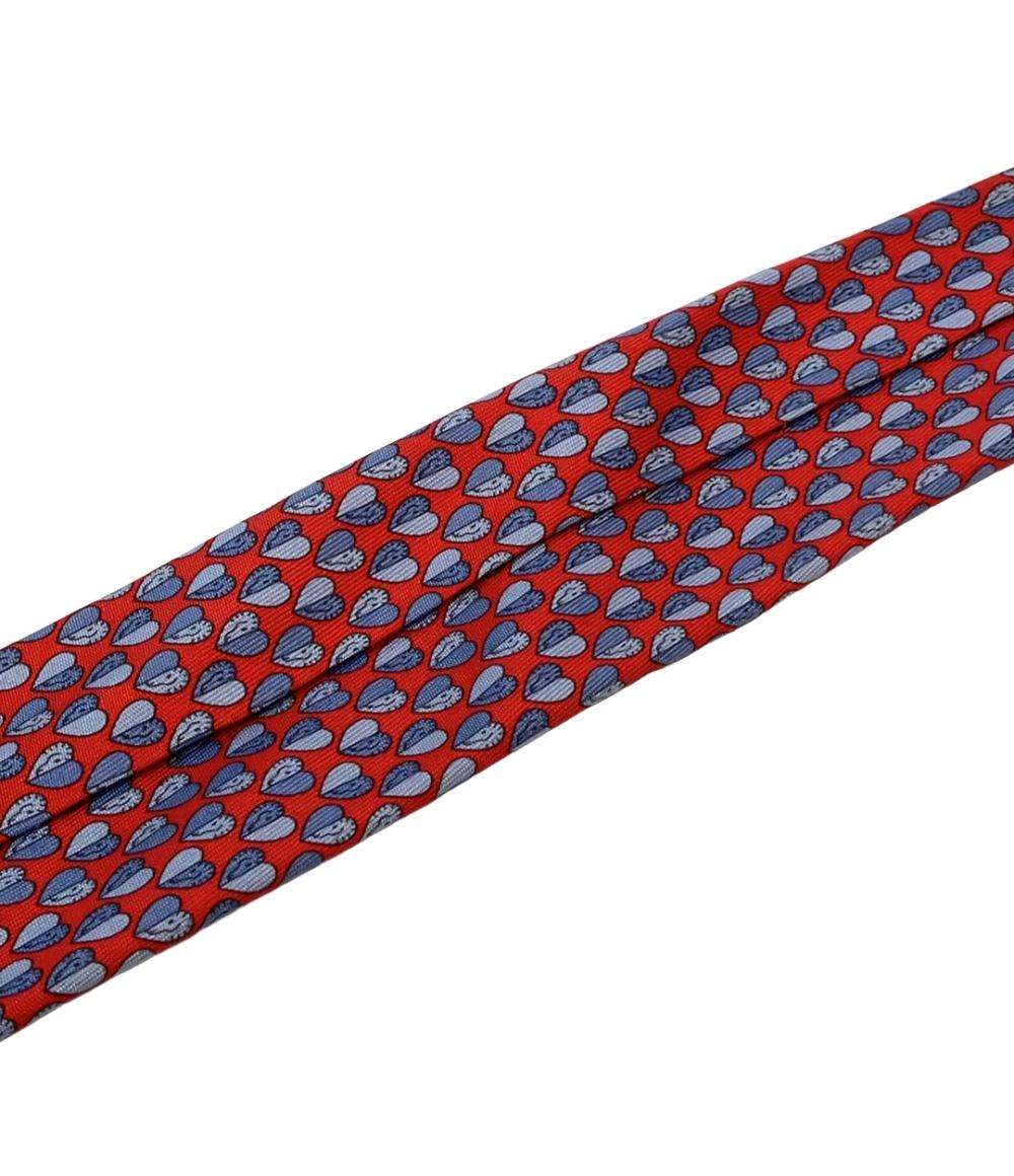 美品 エルメス ネクタイ シルク100% メンズ HERMES