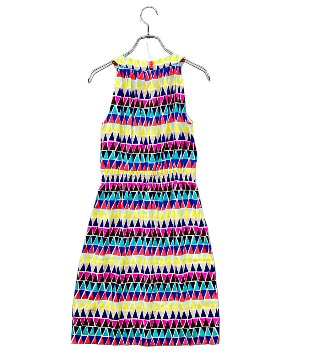 美品 Kate Spade ノースリーブワンピース シルク100% レディース SIZE 0 (XS) ケイトスペード
