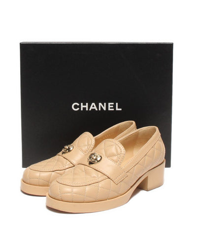 CHANEL ローファー マトラッセ ハートターンロック G39697 レディース SIZE 37.5 (L) シャネル