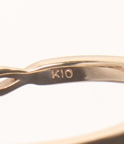 ノジェス 美品 ピンキーリング 指輪 K10 アクアマリン      レディース SIZE 3号 (リング) NOJESS
