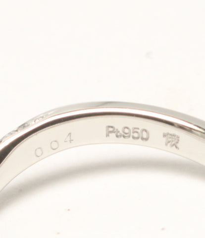 美品 リング 指輪 Pt950 ダイヤ0.04ct      レディース SIZE 9号 (リング) NIWAKA