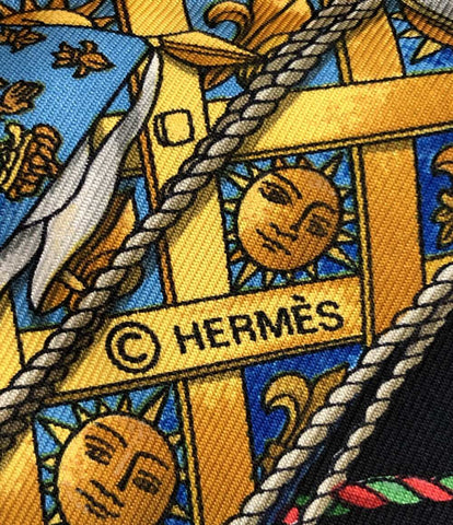 エルメス  スカーフ カレ90 シルク100% タンブールの太鼓  LES TAMBOURS    レディース  (複数サイズ) HERMES