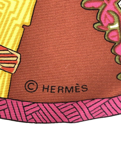 エルメス 美品 スカーフ カレ90 シルク100％ ステップのアート  ART DES STEPPES    レディース  (複数サイズ) HERMES