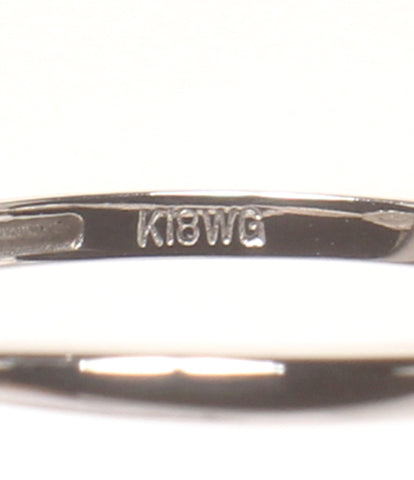 美品 リング 指輪 K18WG ダイヤ0.10ct      レディース SIZE 11号 (リング)