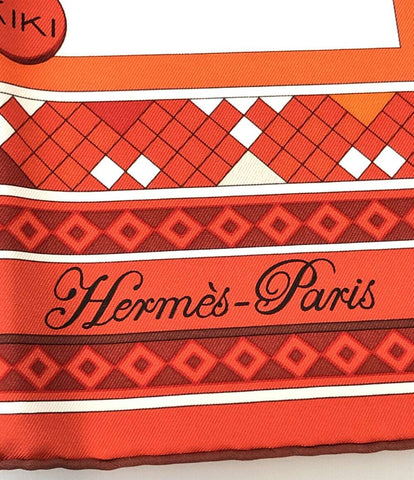 エルメス 美品 スカーフ カレ90 シルク100% コリエ ド シアン      レディース  (複数サイズ) HERMES