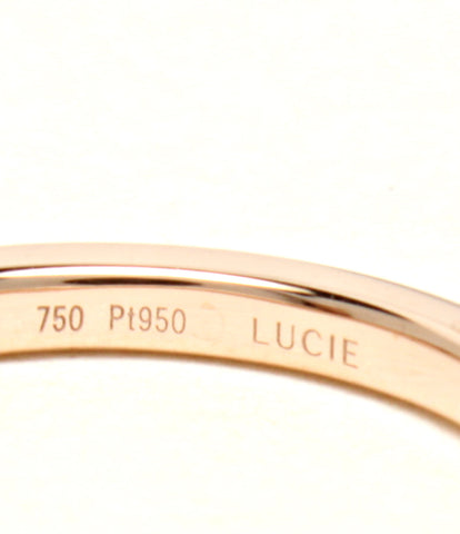 美品 リング 指輪 K18 Pt950      レディース SIZE 6号 (リング) LUCIE