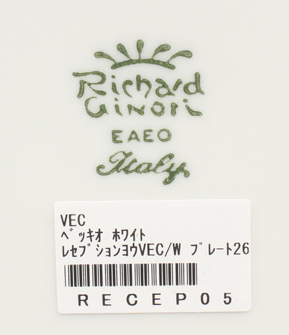 リチャードジノリ 美品 プレート 大皿 6点セット 26cm  ベッキオホワイト       Richard Ginori