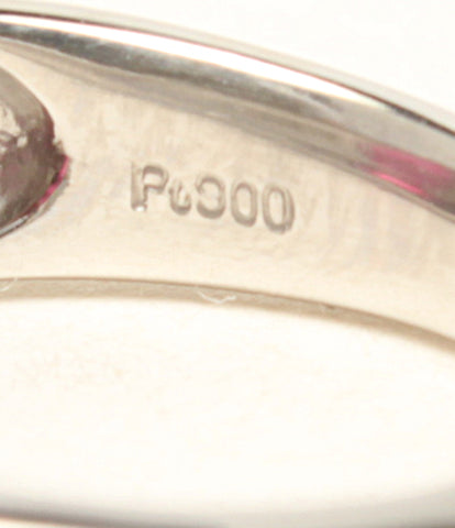 美品 リング 指輪 Pt900 トルマリンルベライト1.40ct ダイヤ0.29ct      レディース SIZE 11号 (リング)