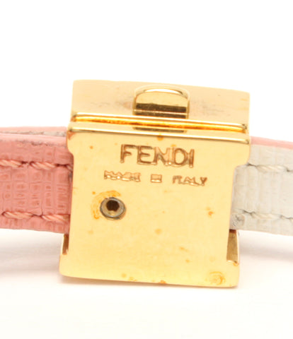フェンディ  4連 ブレスレット レザー FFロゴ バイカラー      レディース  (ブレスレット) FENDI
