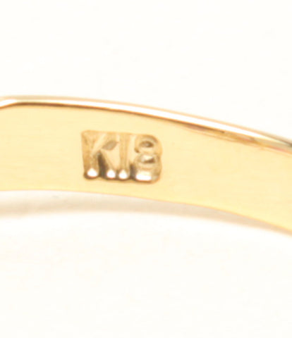 美品 リング 指輪 K18 ルビー ダイヤ0.11ct      レディース SIZE 12号 (リング)