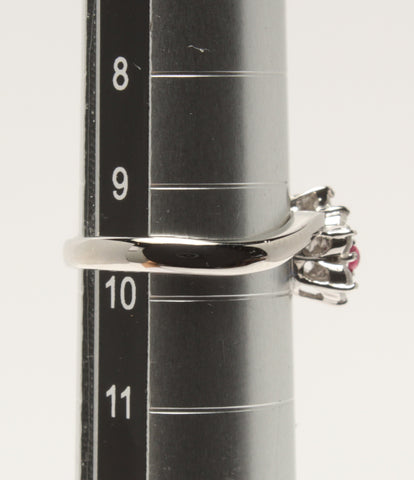 美品 リング 指輪 Pt900 ルビー ダイヤ0.38ct      レディース SIZE 9号 (リング)