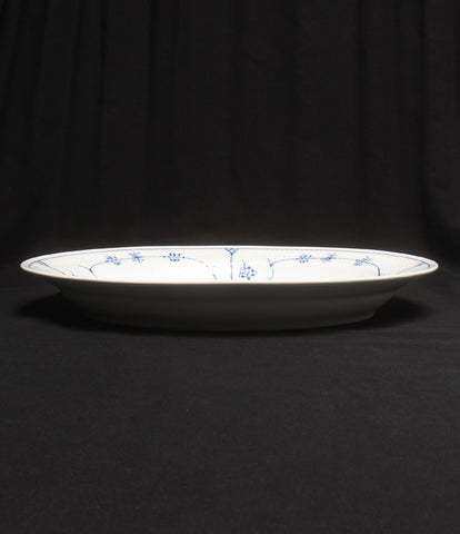 ロイヤルコペンハーゲン 美品 プレート オーバルディッシュ 大皿 37cm 25cm 3点セット  ブルーフルーテッド       Royal Copenhagen