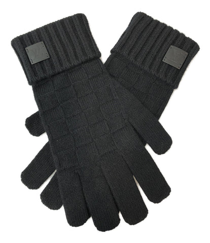 ルイヴィトン 美品 手袋 カシミヤニットグローブ ゴン・ヘルシンキ ダミエ   M72682 レディース  (複数サイズ) Louis Vuitton