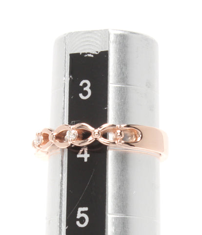 ヨンドシー 美品 リング 指輪 K10 ダイヤ      レディース SIZE 4号 (リング) 4℃