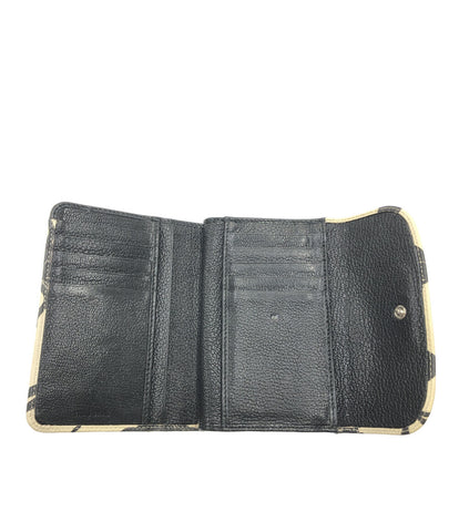 ミュウミュウ  三つ折り財布 黒猫      レディース  (3つ折り財布) MiuMiu