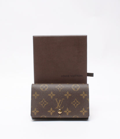 ルイヴィトン 美品 二つ折り財布 ポルトモネビエトレゾール モノグラム   M61730 メンズ  (2つ折り財布) Louis Vuitton