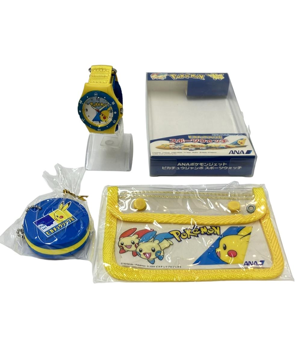 ANA 腕時計 ANAポケモンジェット ピカチュウジャンボ スポーツウォッチ ANA 腕時計 ANAポケモンジェット ピカチュウジャンボ スポーツウォッチ