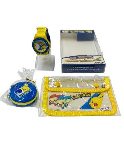 ANA 腕時計 ANAポケモンジェット ピカチュウジャンボ スポーツウォッチ クオーツ キッズ