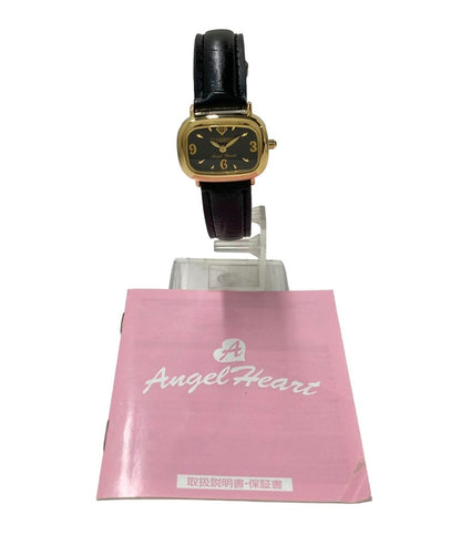 Angel Heart ASH&DIAMONDS 腕時計 クオーツ ブラック レディース エンジェルハート アッシュアンドダイヤモンズ