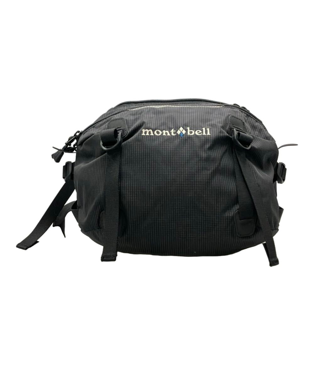 美品 mont-bell ウエストポーチ ボディバッグ メンズ モンベル