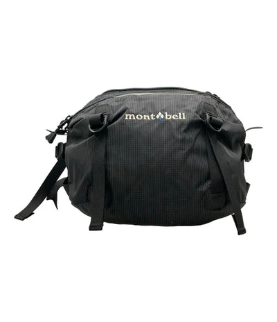 美品 mont-bell ウエストポーチ ボディバッグ メンズ モンベル