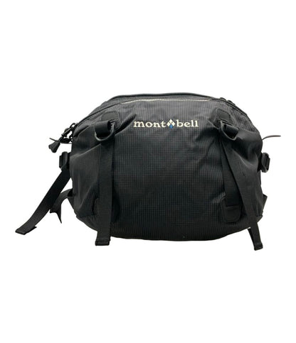 美品 mont-bell ウエストポーチ ボディバッグ メンズ モンベル