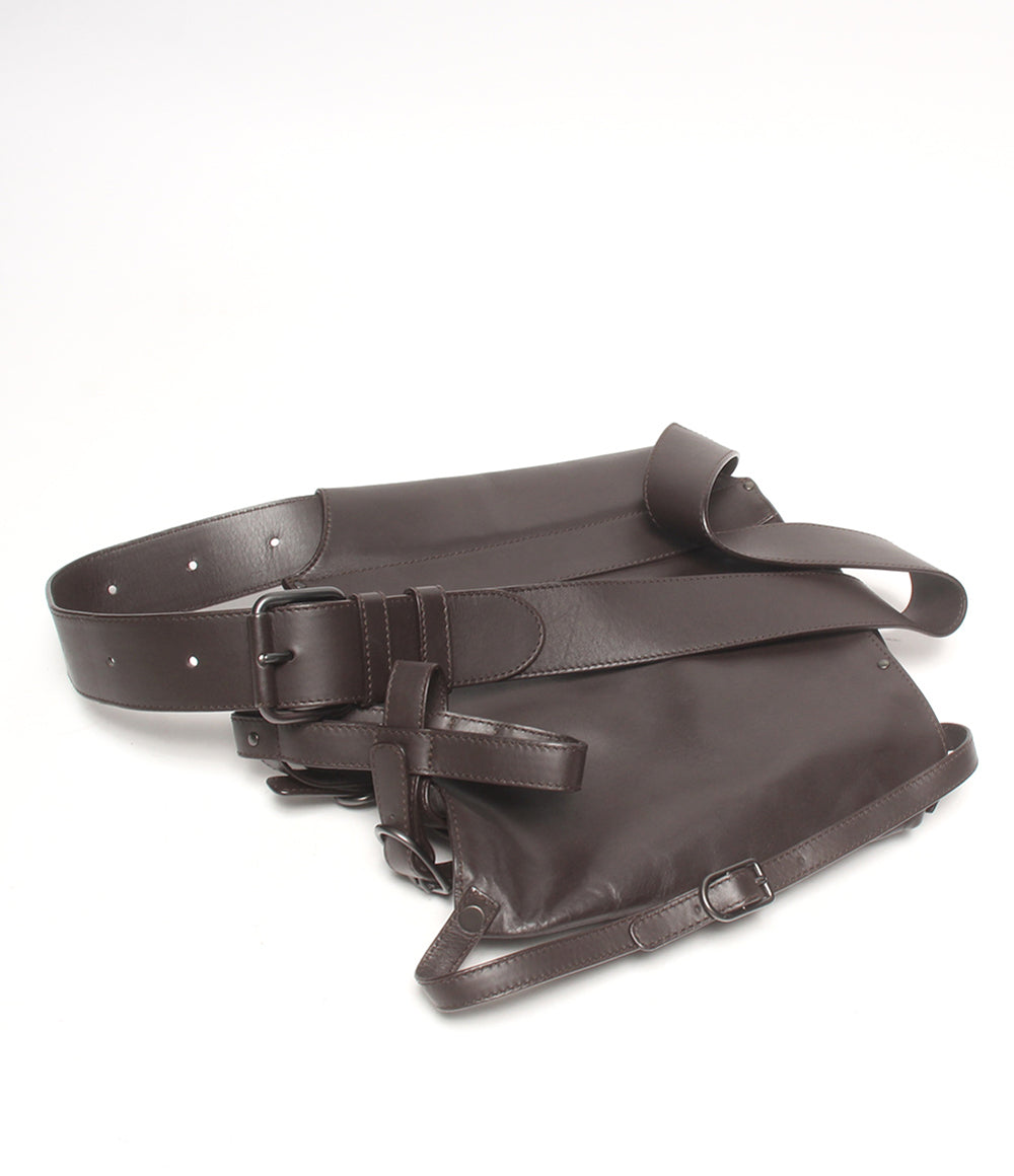 美品 BOTTEGA VENETA ウエストバッグ ウエストポーチ ボディバッグ
