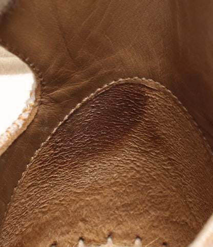 エルメス レースアップサンダル エスパドリーユ フラットシューズ e59278i レディース SIZE 35 (S) HERMES