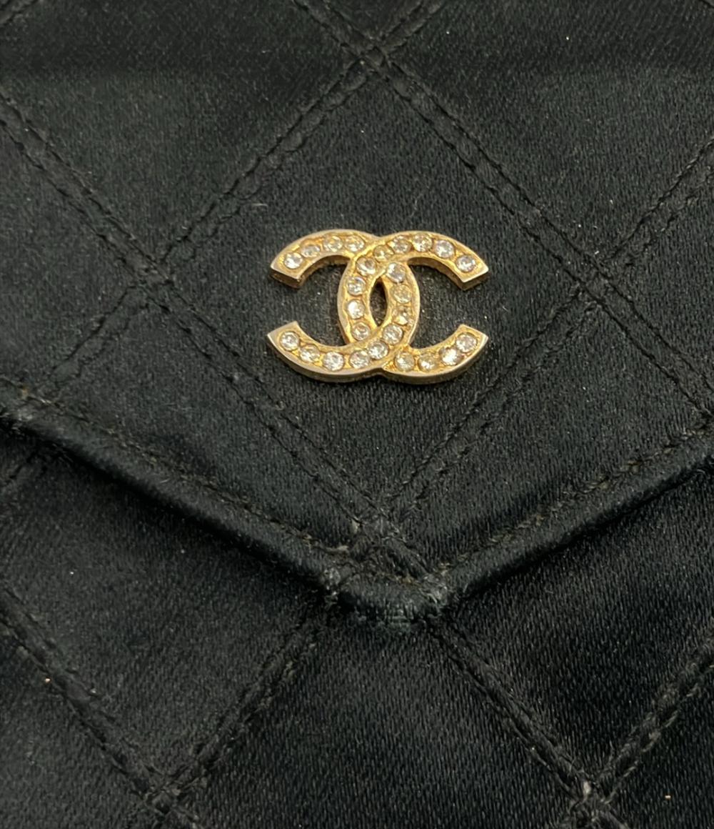 シャネル コインケース サテン生地 ビコローレ レディース CHANEL