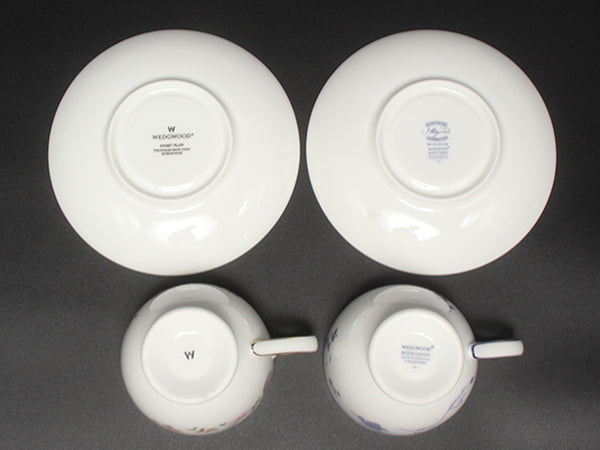WEDGWOOD カップ＆ソーサー 2客セット スウィートプラム ブループラム ウエッジウッド