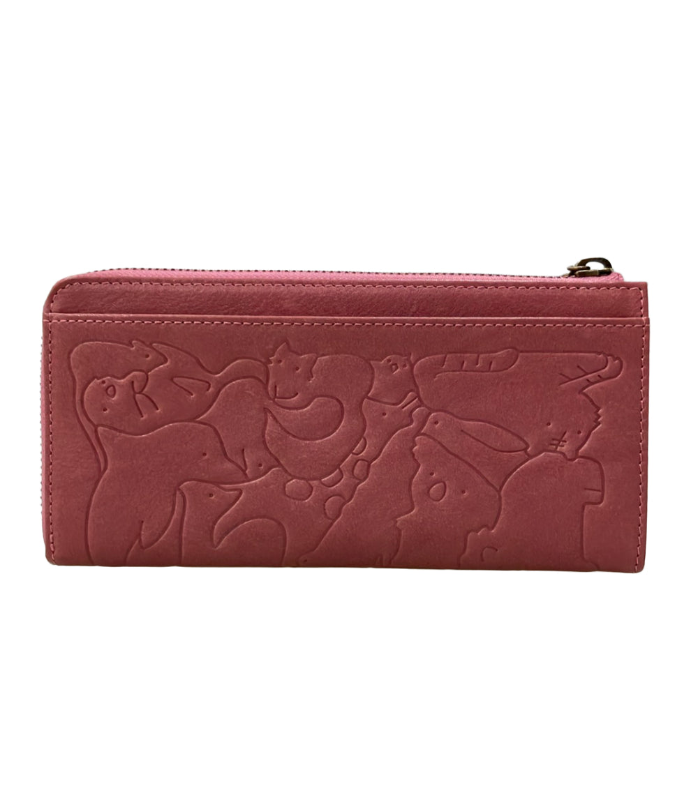 美品 Dakota L字ファスナー長財布 牛革 レディース ダコタ