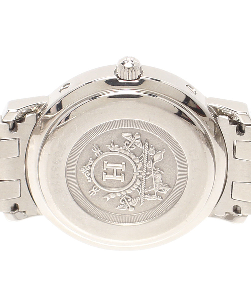 HERMES 腕時計 クリッパー ナクレ クオーツ ピンク CL4.221 レディース エルメス