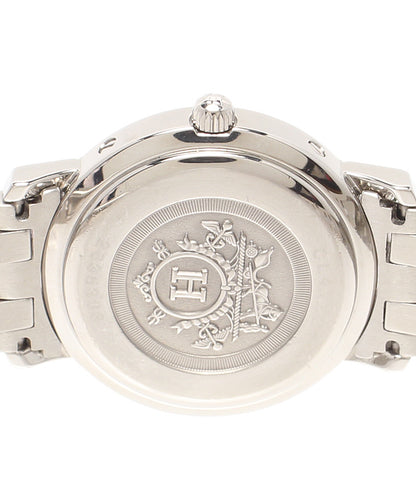 HERMES 腕時計 クリッパー ナクレ クオーツ ピンク CL4.221 レディース エルメス