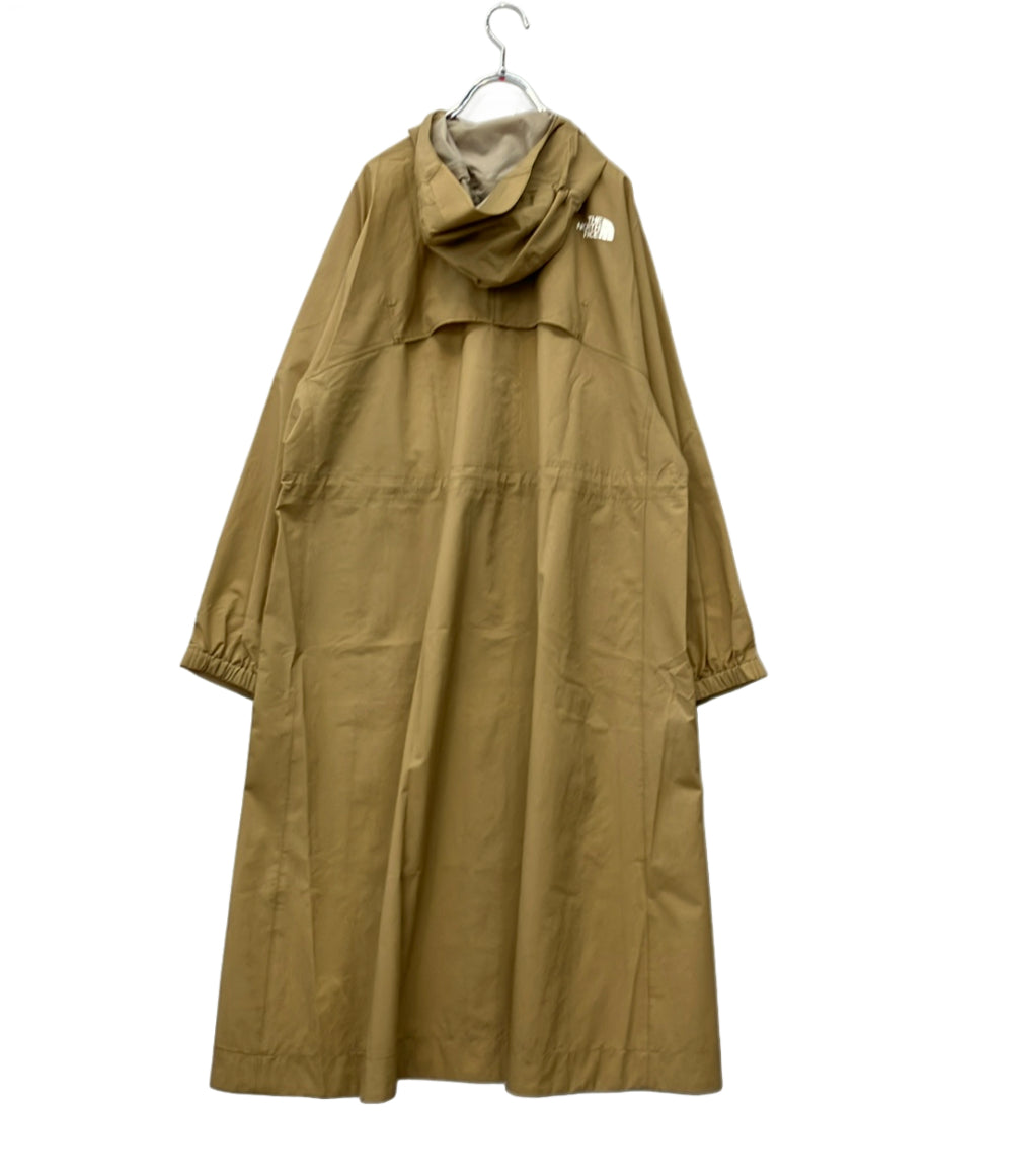 訳あり THE NORTH FACE ロングコート レイン ナイロン ライト フード付き スナップボタン ブリーズライトニングコート NPW12360 レディース SIZE L