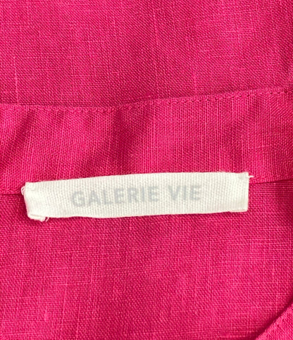 GALERIE VIE フレンチリネン スタンドカラーシャツ レディース SIZE F (M) ギャルリーヴィー