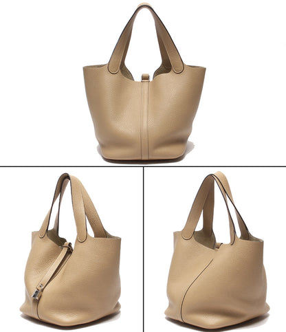 HERMES ハンドバッグ X刻印 シルバー金具 トリヨンクレマンス ピコタンロックPM レディース エルメス