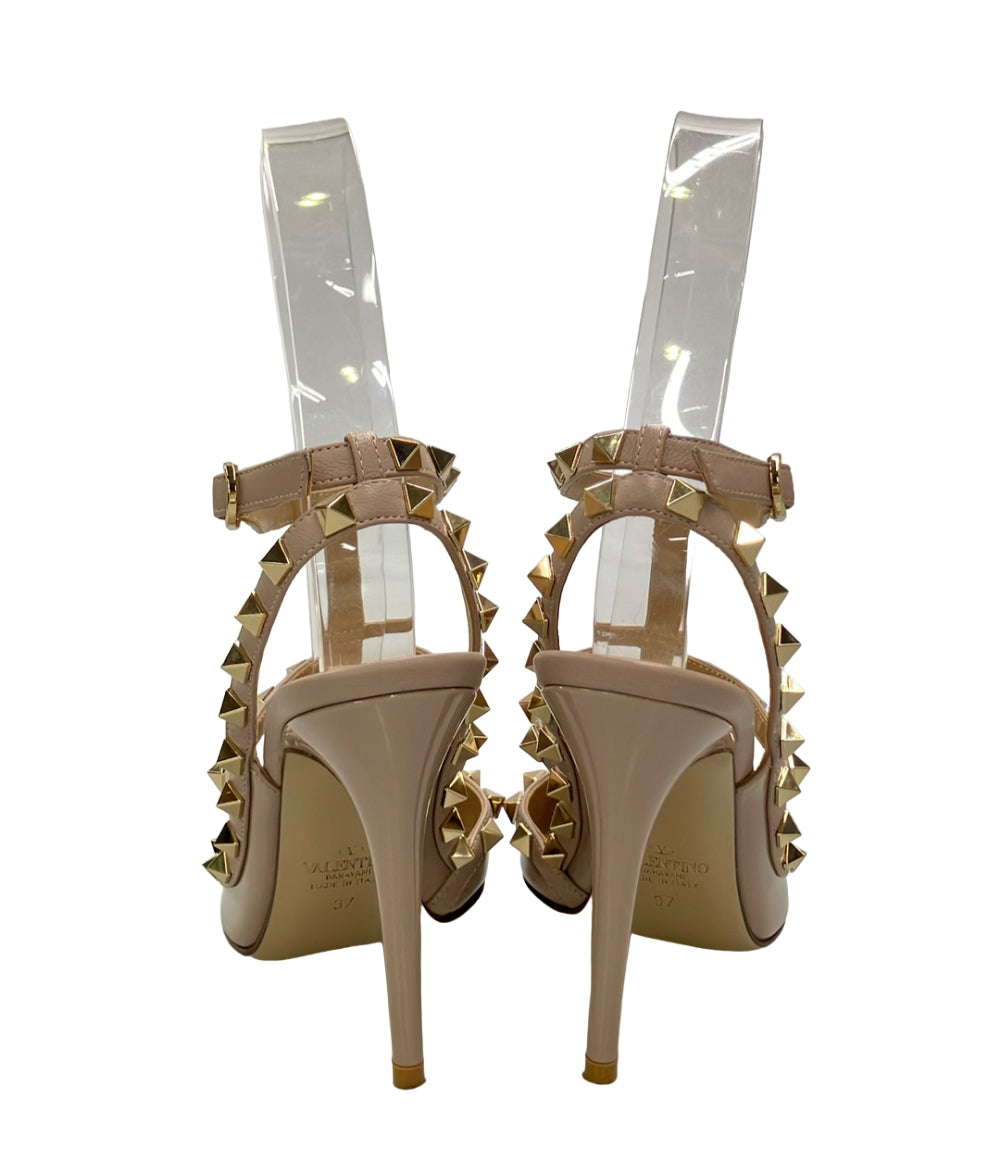 Valentino Garavani ストラップパンプス ロックスタッズ TT Z 3932 レディース SIZE 37 ヴァレンティノ・ガラヴァーニ