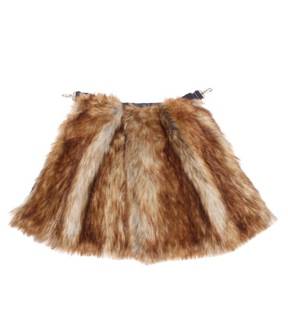 美品 Sacai ファーラップスカート 19-0011S レディース サカイ