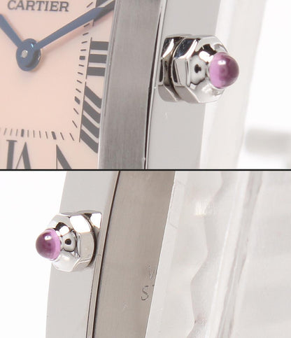Cartier 腕時計 タンクフランセーズ SM クオーツ シェル W51028Q3 レディース カルティエ