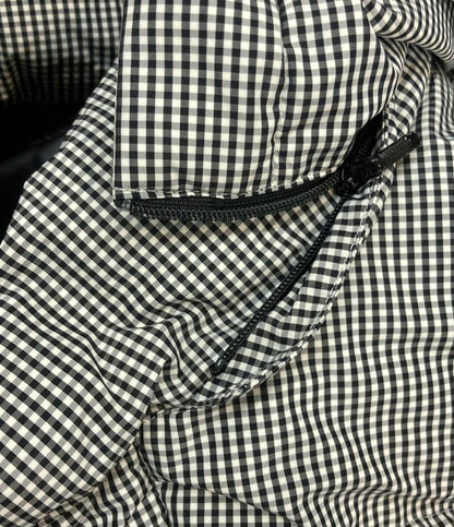 訳あり バーバリーブラックレーベル チェック柄ダウンベスト メンズ SIZE M (M) BURBERRY BLACK LABEL