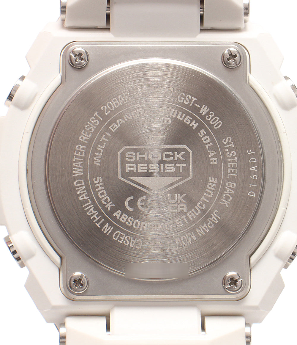 CASIO 腕時計 G-SHOCK ジースチール ソーラー ホワイト GST-W300 メンズ カシオ