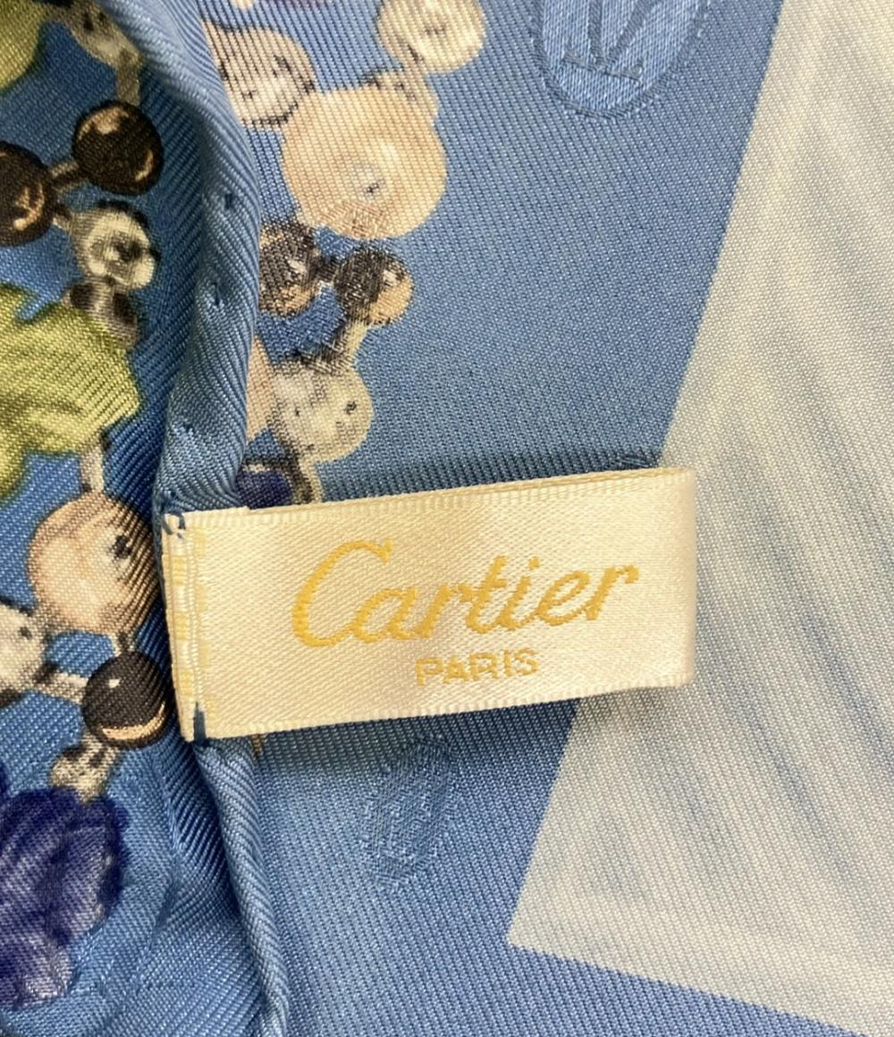 カルティエ スカーフ シルク100% 時計 レディース CARTIER