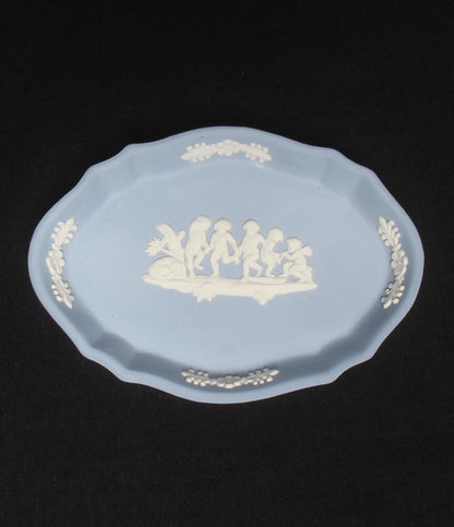 ウェッジウッド 小物入れ オーバルトレイ ジャスパー WEDGWOOD